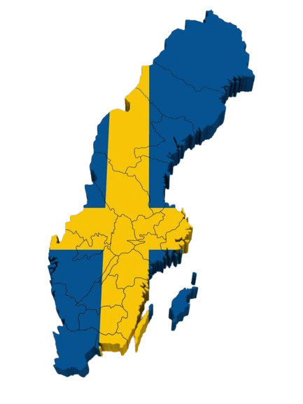 sweden map